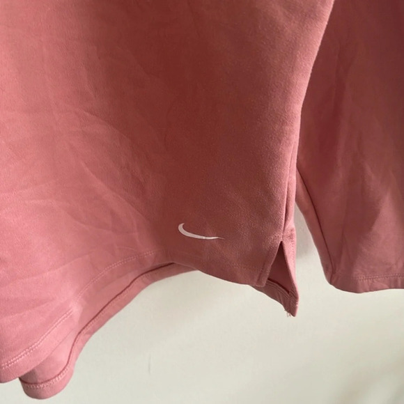 Nike mauve pink Therma-FIT One Long Sleeve 1/2 Zip sweatshirt knit top size XXL - Picture 5 of 8